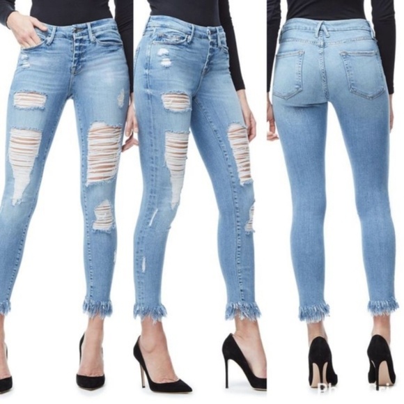 fringe leg jeans